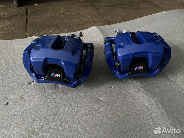 Суппорт тормозного механизма бмв синий