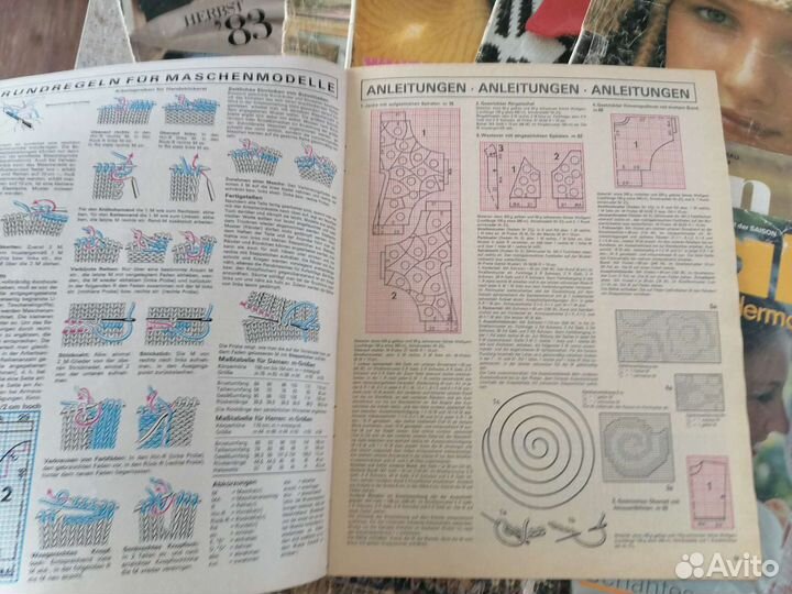 Оригинальные журналы по вязанию раритет 1983 год г