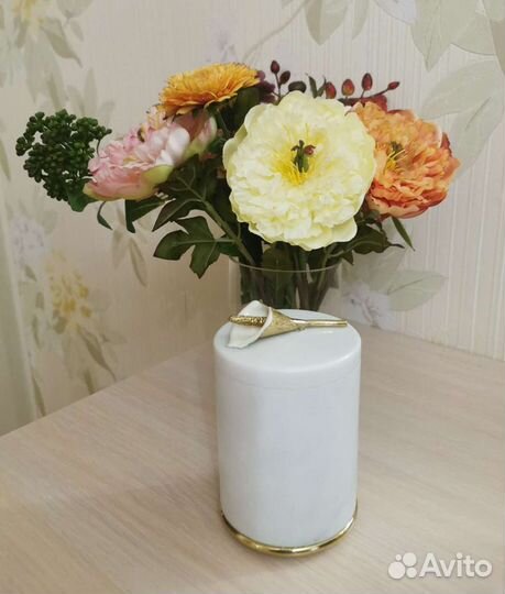 Контейнер мраморный Michael Aram Calla Lily Каллы