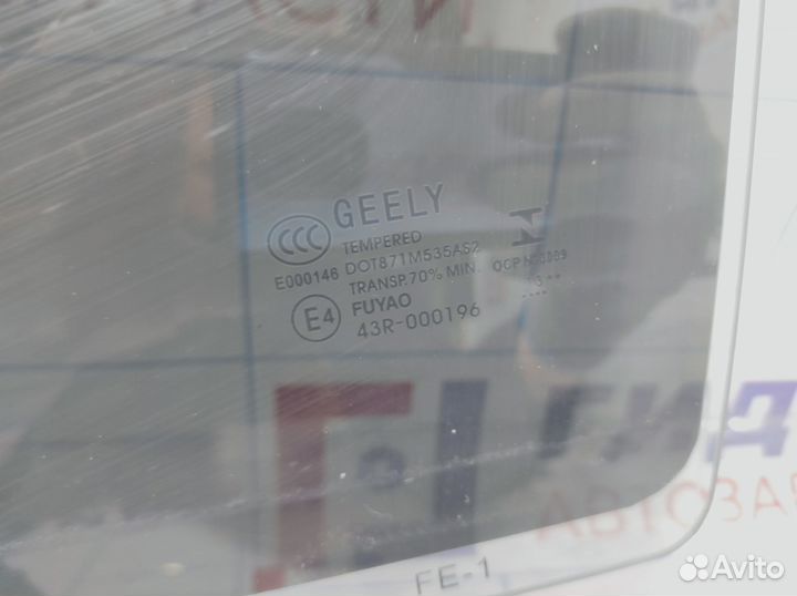 Стекло двери задней левой Geely Emgrand EC 7 10680