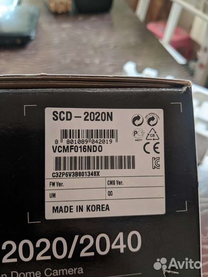 Видеокамера купольная samsung