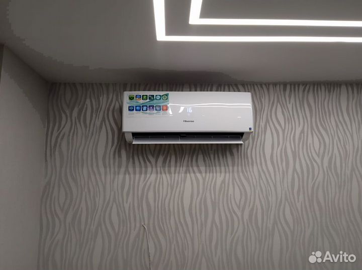 Кондиционер 12 кубов / с Установкой / с Обогревом