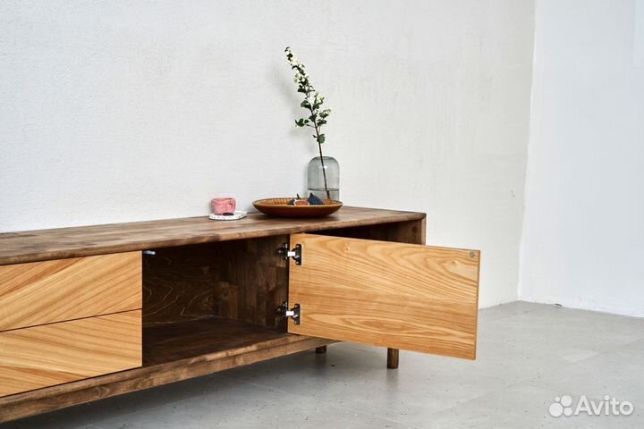 Тумба под тв Kyoto из массива дерева 180х51х40 см