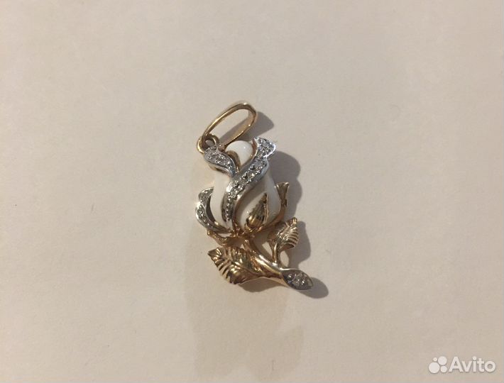 Подвеска Роза Sokolov золото