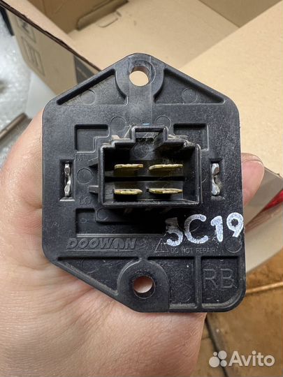 Резистор печки solaris