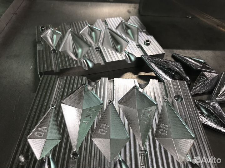 Форма чпу для литья грузил (Элеватор)