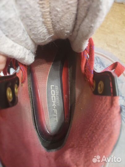 Хоккейные вратарские коньки bauer vapor 1x pro