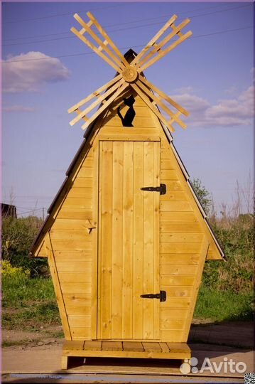 Дачный туалет с установкой