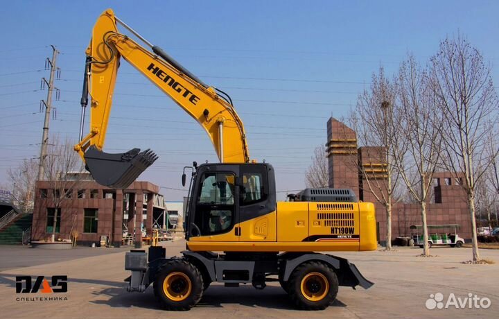 Колёсный экскаватор HENGTE HT190W, 2024