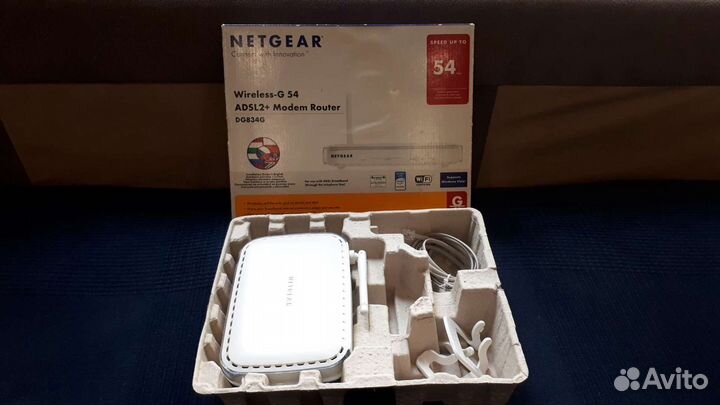 Adsl-модем и Wi-Fi роутер Netgear DG834G v4