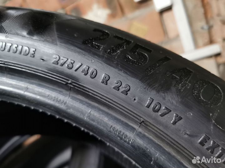 Continental SportContact 6 275/40 R22