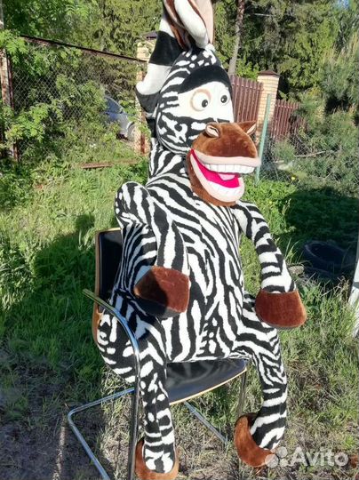 Мягкая игрушка Зебра Мадагаскар