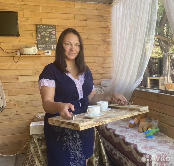 Поднос деревянный