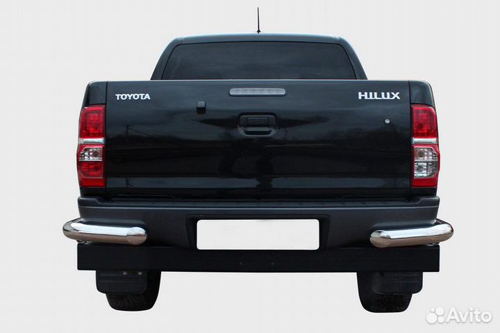 Защита задняя уголки Toyota HiLux