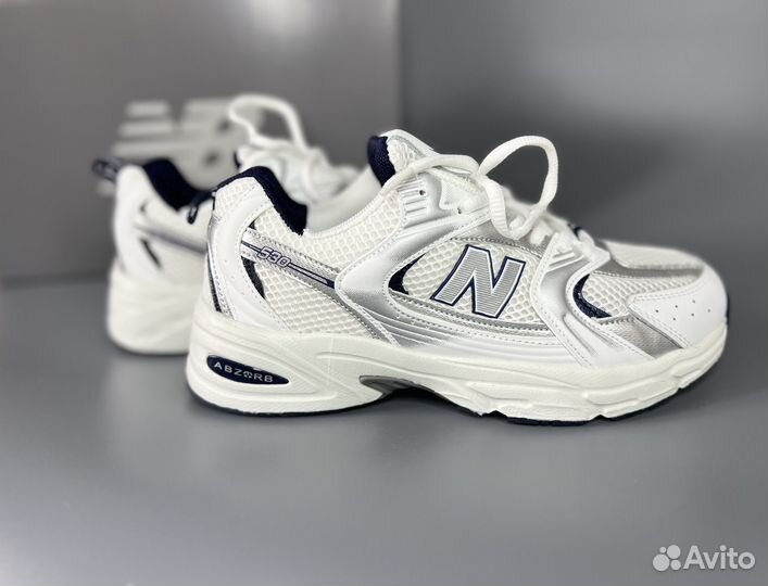 Кроссовки new balance 530 белые