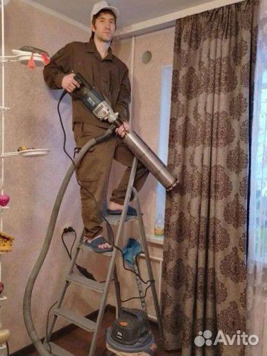 Алмазное Бурение чисто на сухую или со сбором воды