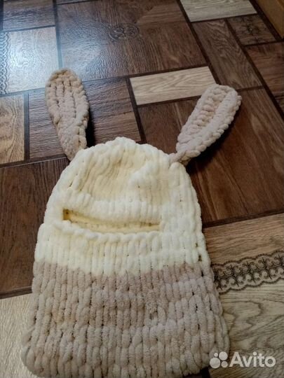 Шапочка для девочки на весну