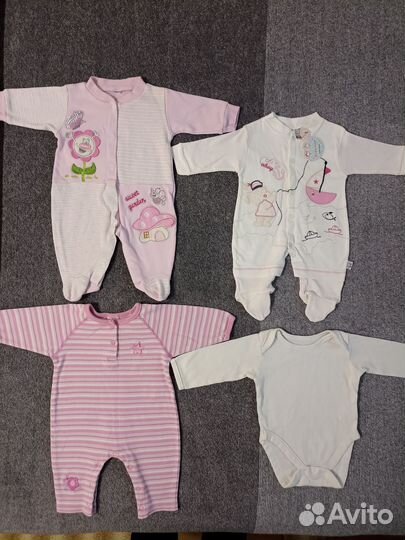 Детские вещи пакетом от 0 до 3 мес