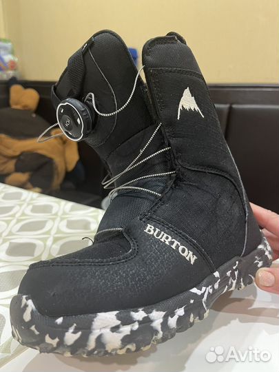 Сноубордические ботинки burton, защита в подарок