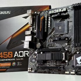 Материнская плата AM4 B450 aorus M