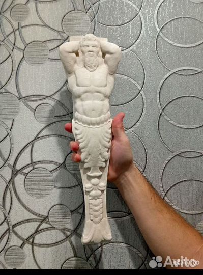 Атлант гипсовая фигура