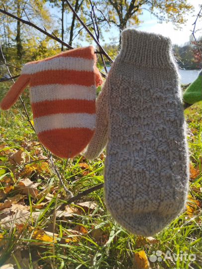 Варежки ручной работы