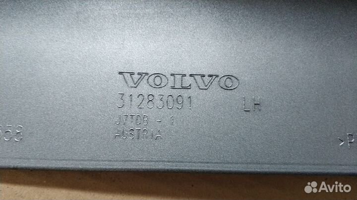 Накладка на порог (наружная) для Volvo S60 левая