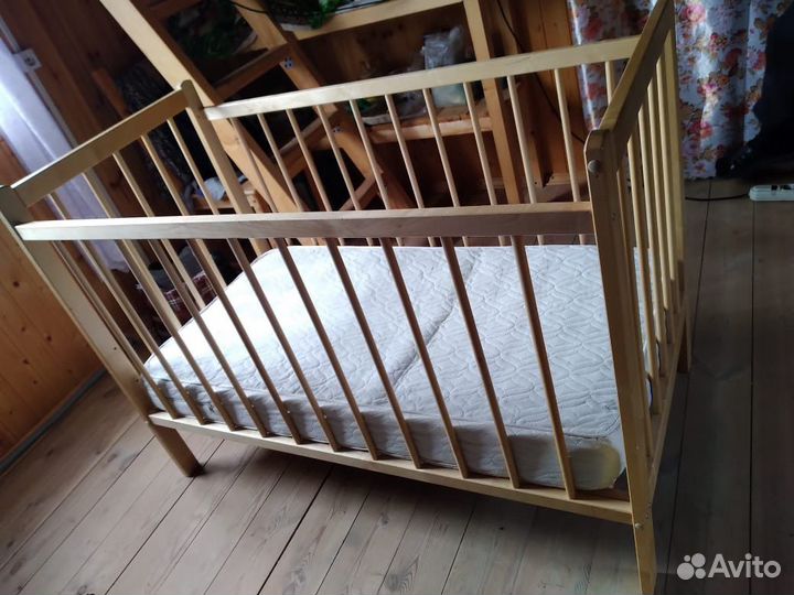 Кровать с ортопедическим матрасом детская