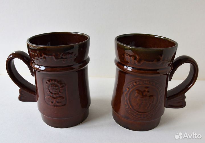 Две латвийские пивные кружки