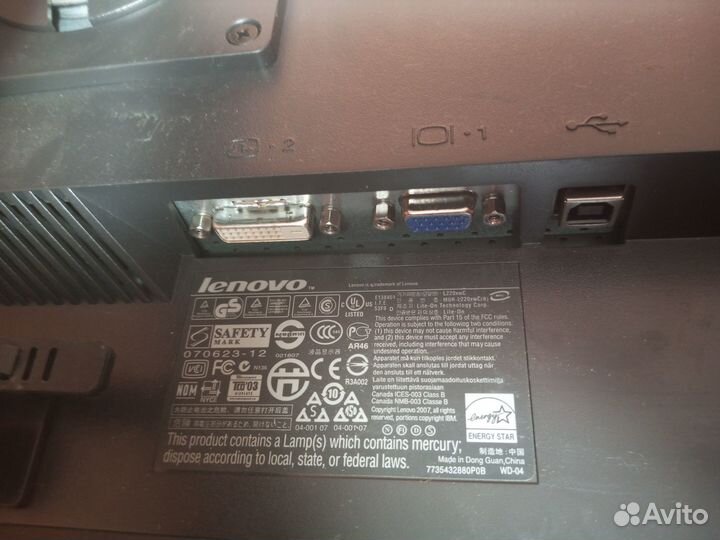 Монитор Lenovo 22