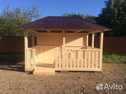 Беседка садовая из дерева