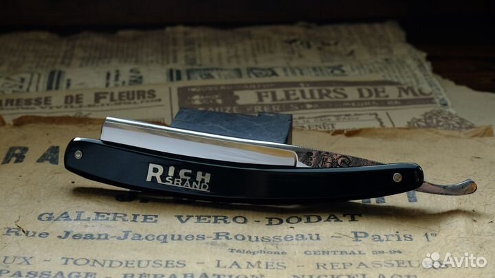 Японская опасная бритва Rich Brand 650. Shiozawa M