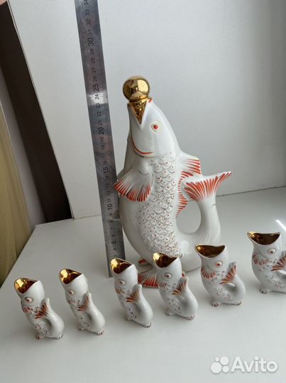 Графин с рюмками Городница