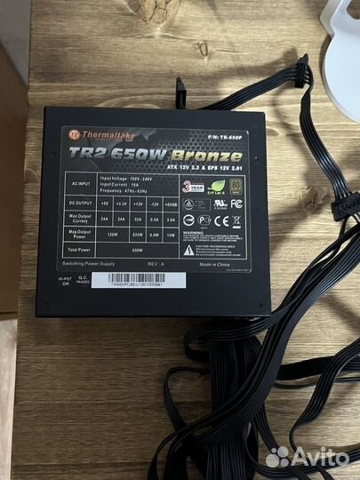 Блок питания для пк Thermaltake TR2 650w bronze