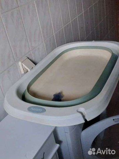 Ванночка для купания новорожденных WiMi складная