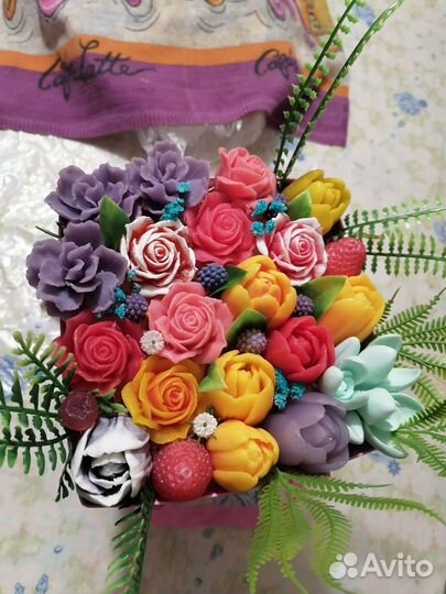 Букет из мыла