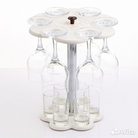 Мини-бар 12 предметов, гладье, белый 240/50 мл