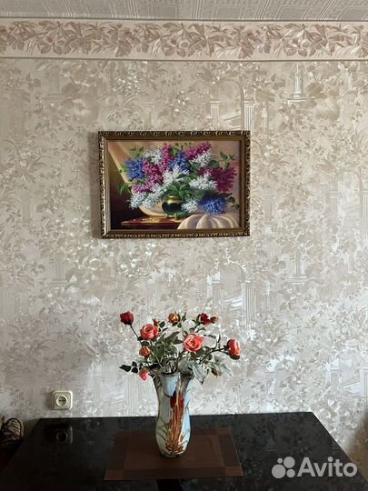 Картина в раме - Сирень