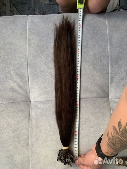 Волосы для наращивания 55 см бу