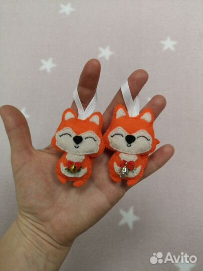 Фетровые игрушки ручной работы