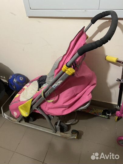 Коляска санки ника