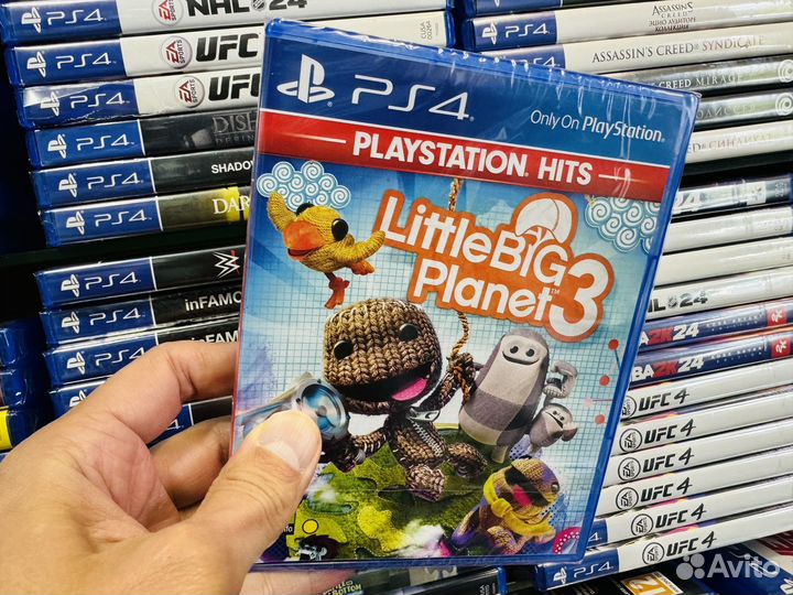 Little big planet 3 ps4 диск новый