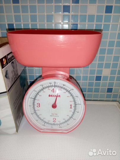 Кухонные весы с чашей