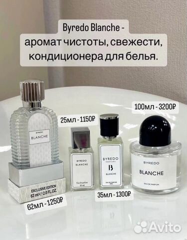 Парфюм Byredo Blanche