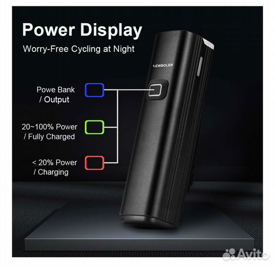 Велофонарь 1000 люмен. Новый