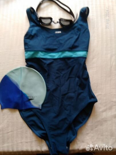 Набор для бассейна (купальник, шапочка, очки)