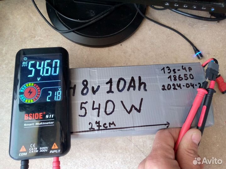 Аккумулятор для электровелосипеда 48v 10Ah