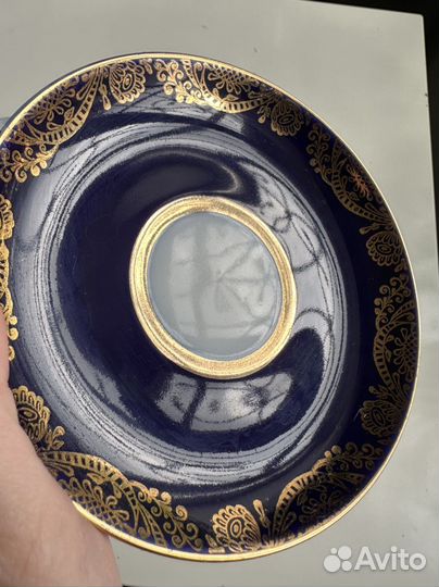 Чайный сервиз лфз СССР кобальтовый