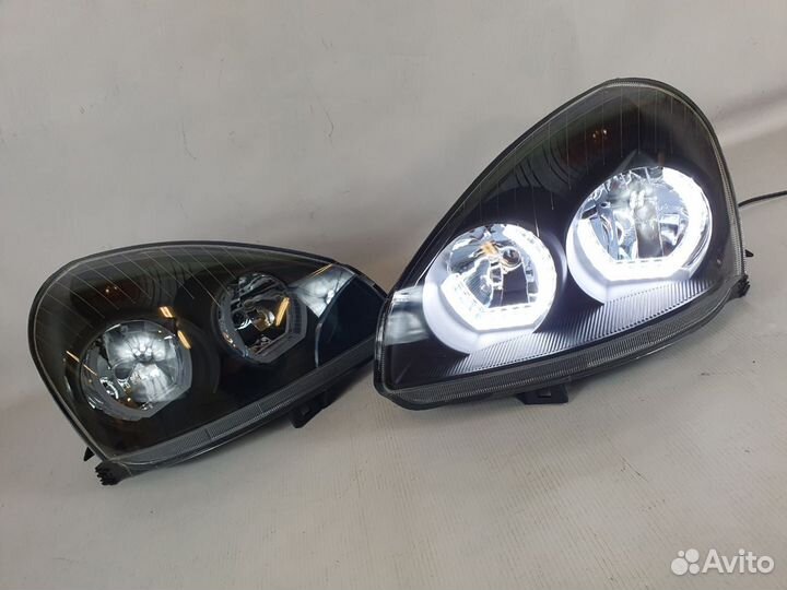 Фары Приора дхо черная маска