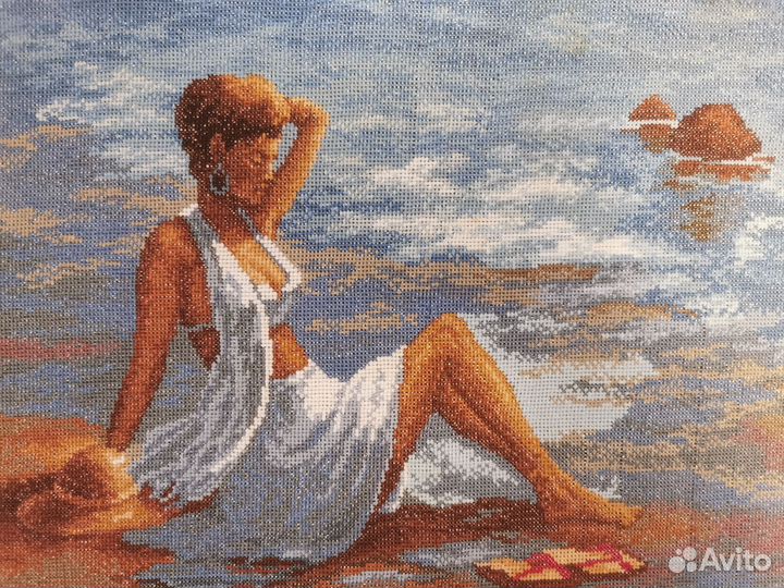 Готовая вышивка крестом Резерв Елена)